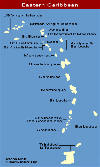 Caribbean maps - Hillman Wonders